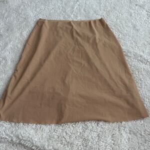 Commando Beige Seamless Half Slip Shapewear Skirt Womens Size S/M